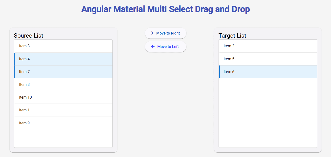 Multi-Select Drag and Drop in Angular - A Complete Implementation Guide