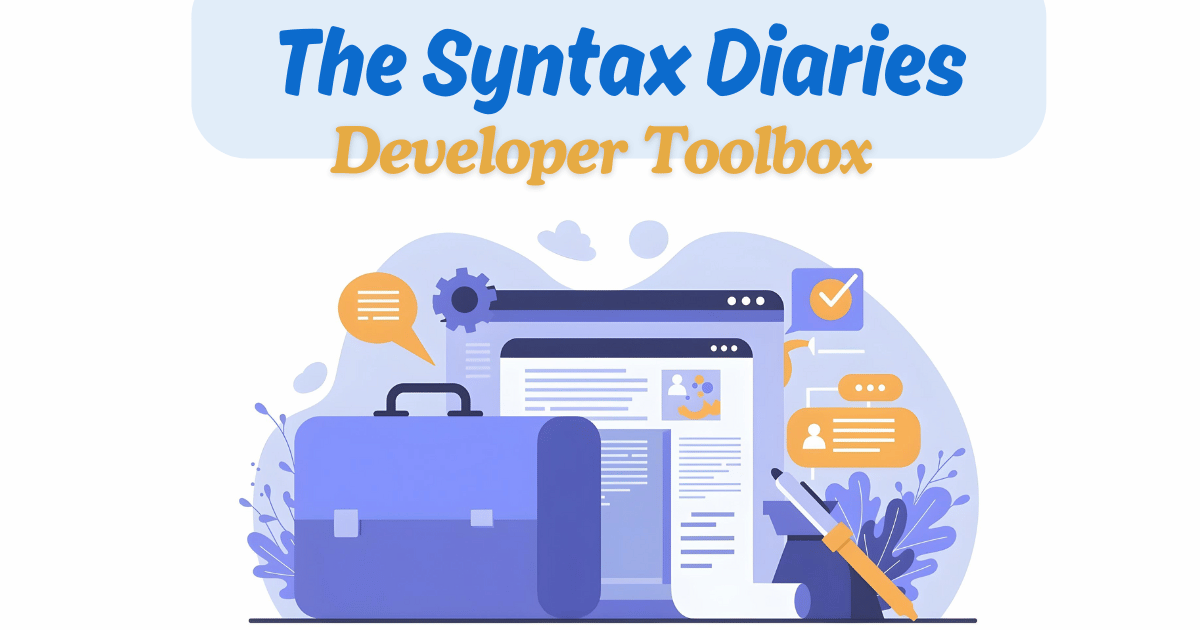 Developer tools free online web development tools the syntax diaries